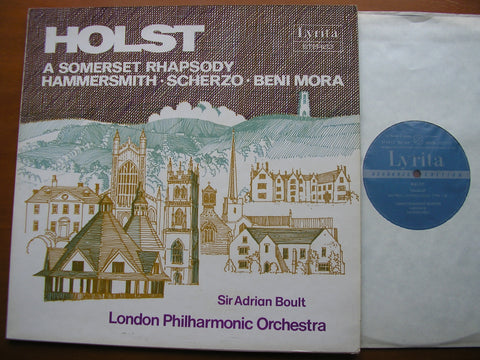 HOLST: A SOMERSET RHAPSODY / HAMMERSMITH / BENI MORA / SCHERZO   BOULT / LPO SRCS 56