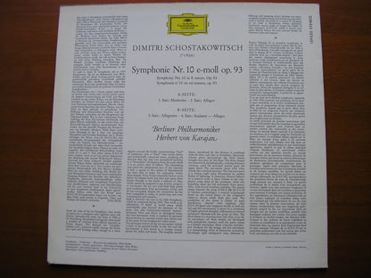 SHOSTAKOVICH: SYMPHONY No. 10     KARAJAN / BERLIN PHILHARMONIC    139 020