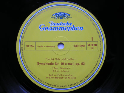 SHOSTAKOVICH: SYMPHONY No. 10     KARAJAN / BERLIN PHILHARMONIC    139 020