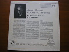 SAX 2542  BEETHOVEN: THE FOUR OVERTURES for 'FIDELIO'       KLEMPERER / PHILHARMONIA