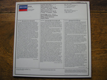 SAINT - SAENS: PIANO CONCERTOS Nos. 2 & 4   PASCAL ROGE / ROYAL PHILHARMONIC / DUTOIT    SXL 7008