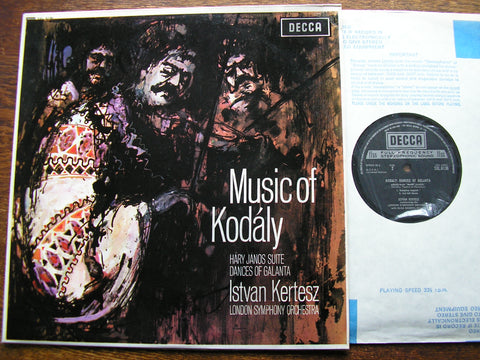 KODALY: HARY JANOS Suite / DANCES OF GALANTA    KERTESZ / LONDON SYMPHONY  SXL 6136