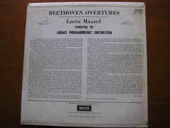 BEETHOVEN: THE FOUR OVERTURES for 'FIDELIO'      MAAZEL / ISRAEL PHILHARMONIC    SXL 6025