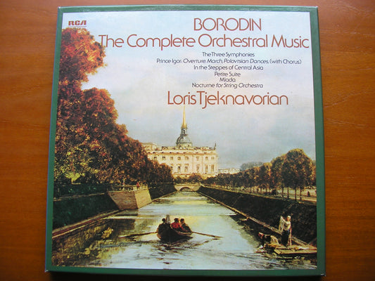 BORODIN: COMPLETE ORCHESTRAL MUSIC     TJEKNAVORIAN / NATIONAL PHILHARMONIC  3LP    RL 25098