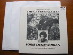 KHACHATURIAN: GAYANEH  complete ballet     TJEKNAVORIAN / NATIONAL PHILHARMONIC ORCHESTRA   2LP      RL 25035