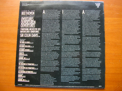 BEETHOVEN: OVERTURES Leonore No. 1 / Leonore No. 3 / Egmont / Coriolan / The Ruins of Athens / The Creatures of Prometheus    DAVIS / BAVARIAN RADIO ORCHESTRA    IM 42103