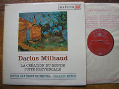 MILHAUD: LA CREATION DU MONDE / SUITE PROVENCALE   MUNCH / BOSTON SYMPHONY   SB 6511