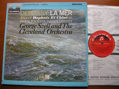 DEBUSSY: LA MER / RAVEL: DAPHNIS & CHLOE Suite No. 2    SZELL / CLEVELAND ORCHESTRA     SAX 2532