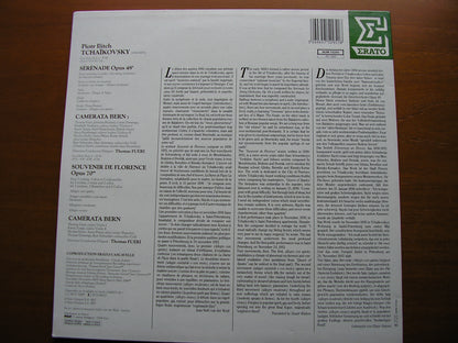 TCHAIKOVSKY: SERENADE FOR STRINGS / SOUVENIR DE FLORENCE   CAMERATA BERN / FURI    NUM 75295