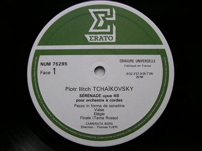 TCHAIKOVSKY: SERENADE FOR STRINGS / SOUVENIR DE FLORENCE   CAMERATA BERN / FURI    NUM 75295