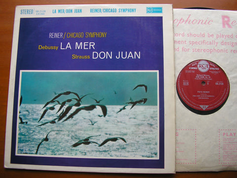 DEBUSSY: LA MER / STRAUSS: DON JUAN     REINER / CHICAGO SYMPHONY    SB 2128