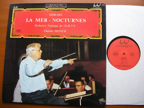 DEBUSSY: LA MER / NOCTURNES     CHARLES MUNCH / FRENCH NATIONAL RADIO ORCHESTRA             FC 408