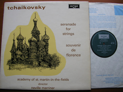 TCHAIKOVSKY: SERENADE FOR STRINGS / SOUVENIR DE FLORENCE   MARRINER / ASMIF   ZRG 584