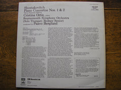 SHOSTAKOVITCH: PIANO CONCERTOS Nos. 1 & 2    ORTIZ / BOURNEMOUTH SYMPHONY / BERGLUND   ASD 3081