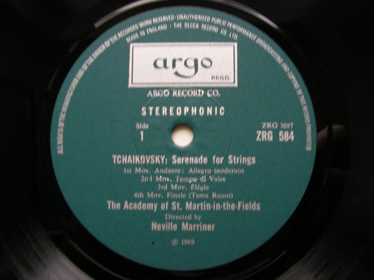 TCHAIKOVSKY: SERENADE FOR STRINGS / SOUVENIR DE FLORENCE   MARRINER / ASMIF   ZRG 584