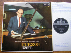 BRAHMS: PIANO CONCERTO No. 1   CURZON / LONDON SYMPHONY / SZELL   SXL 6023