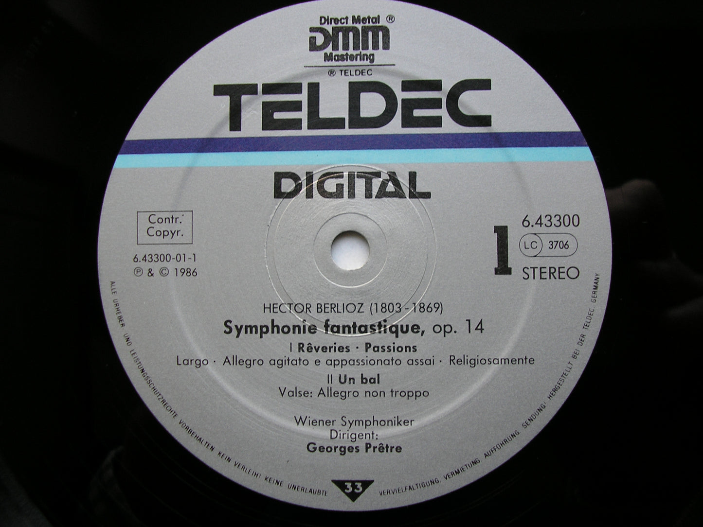 BERLIOZ: SYMPHONIE FANTASTIQUE   PRETRE / VIENNA SYMPHONY   6.43300