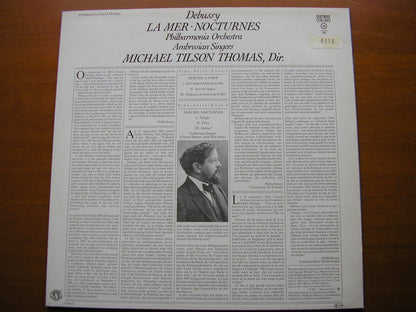 DEBUSSY: LA MER / NOCTURNES    TILSON THOMAS / PHILHARMONIA    D37832