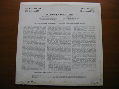 BEETHOVEN: FIVE OVERTURES     JOCHUM / CONCERTGEBOUW ORCHESTRA    SABL 202