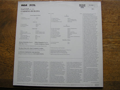 ORFF: CARMINA BURANA  SOLOISTS / LONDON SYMPHONY / MATA   RL13925