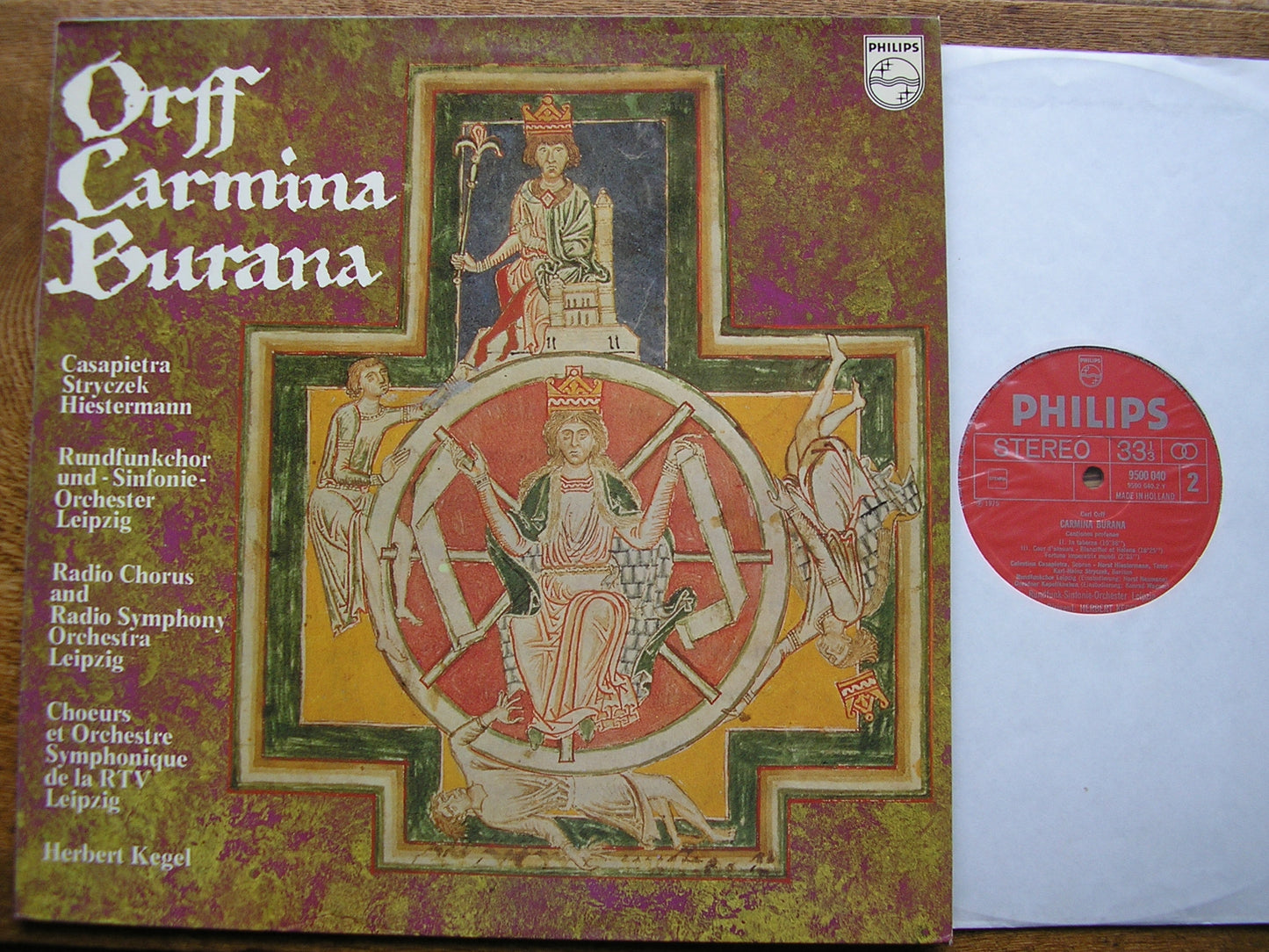 ORFF: CARMINA BURANA  SOLOISTS / LEIPZIG RADIO SYMPHONY / KEGEL  9500 040