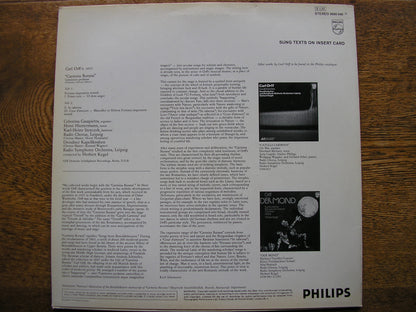 ORFF: CARMINA BURANA  SOLOISTS / LEIPZIG RADIO SYMPHONY / KEGEL  9500 040