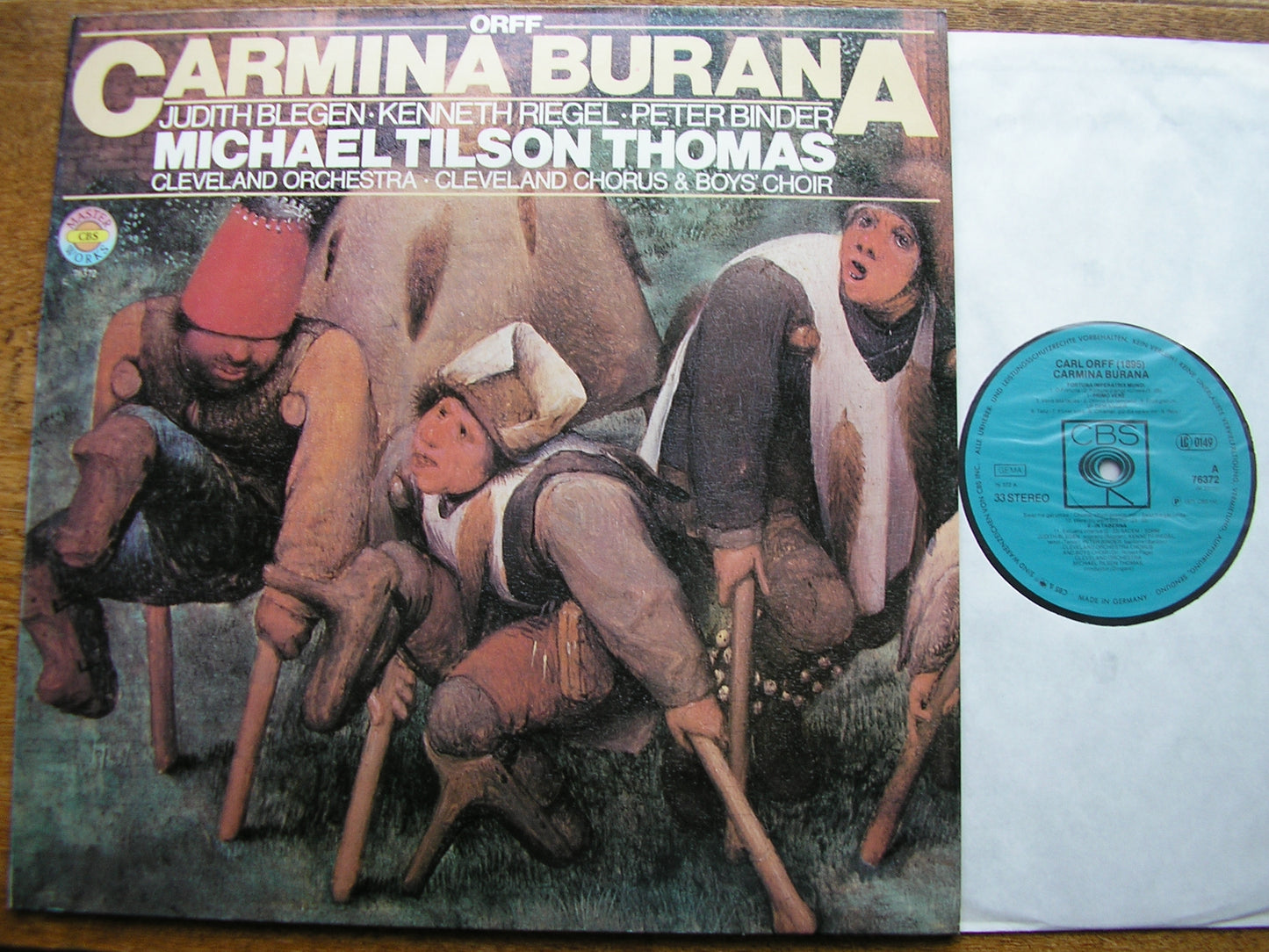 ORFF: CARMINA BURANA  SOLOISTS / CLEVELAND ORCHESTRA / TILSON THOMAS  76372