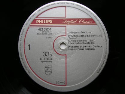 BEETHOVEN: SYMPHONY No. 3 'Eroica'      BRUGGEN / ORCHESTRA of the 18th CENTURY     422 052