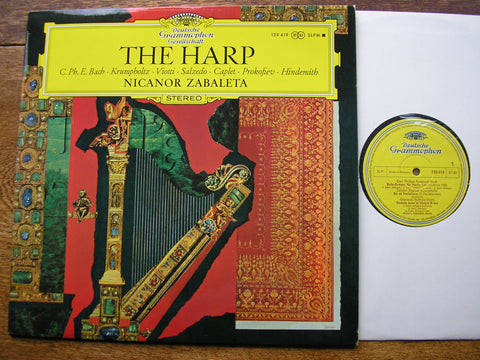 MUSIC FOR HARP: BACH / KRUMPHOLTZ / VIOTTI / SALZEDO / CAPLET / PROKOFIEV   NICANOR ZABALETA   139 419