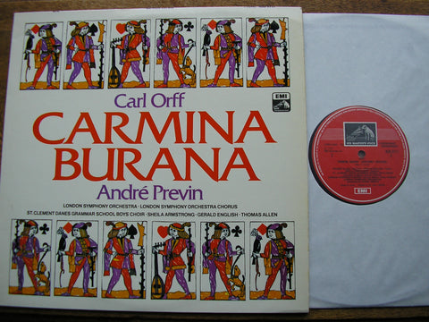 ORFF: CARMINA BURANA SOLOISTS / LONDON SYMPHONY / PREVIN  ASD 3117