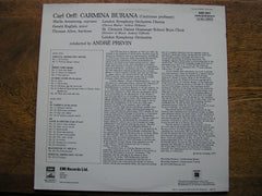 ORFF: CARMINA BURANA SOLOISTS / LONDON SYMPHONY / PREVIN  ASD 3117