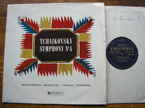 TCHAIKOVSKY: SYMPHONY No. 4  SCHIPPERS / PHILHARMONIA   33CX 1609