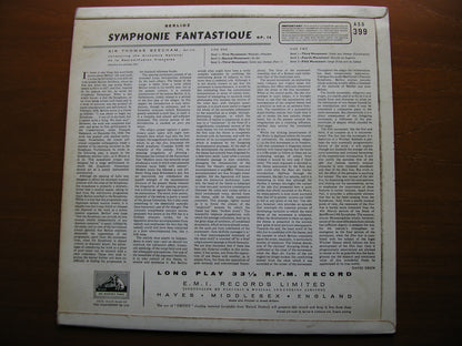 BERLIOZ: SYMPHONIE FANTASTIQUE  BEECHAM / FRENCH NATIONAL RADIO ORCHESTRA  ASD 399