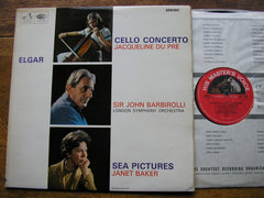 ELGAR: CELLO CONCERTO / SEA PICTURES   DU PRE / BAKER / LONDON SYMPHONY / BARBIROLLI   ASD 655