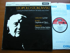 DEBUSSY: LA MER / RAVEL: DAPHNIS & CHLOE Suite No. 2    STOKOWSKI / LONDON SYMPHONY    PFS 4220