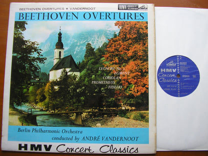 BEETHOVEN: FIVE OVERTURES      VANDERNOOT / BERLIN PHILHARMONIC    SXLP 20031
