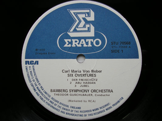 WEBER: SIX OVERTURES    GUSCHLBAUER / BAMBERG SYMPHONY    STU 70568
