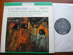 ORFF: CARMINA BURANA   SOLOISTS / PHILADELPHIA ORCHESTRA / ORMANDY   MS6163