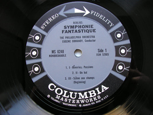 BERLIOZ: SYMPHONIE FANTASTIQUE  ORMANDY / PHILADELPHIA ORCHESTRA / MS 6248