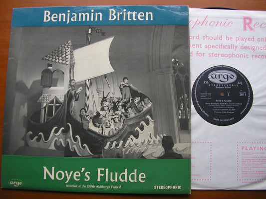 BRITTEN: NOYE'S FLUDDE   SOLOISTS / ENGLISH CHAMBER ORCHESTRA / DEL MAR*    ZNF 1