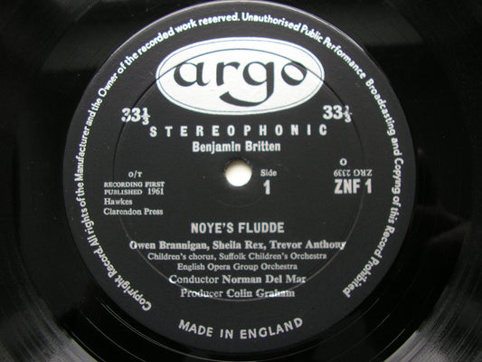 BRITTEN: NOYE'S FLUDDE   SOLOISTS / ENGLISH CHAMBER ORCHESTRA / DEL MAR*    ZNF 1