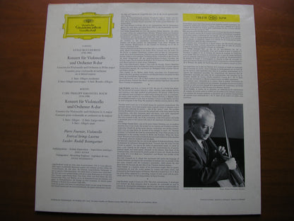 BOCCHERINI & CPE BACH: CELLO CONCERTOS      FOURNIER / FESTIVAL STRINGS LUCERNE / BAUMGARTNER     138 816