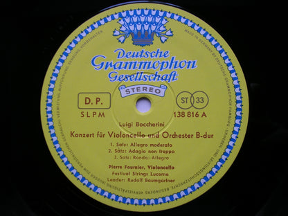 BOCCHERINI & CPE BACH: CELLO CONCERTOS      FOURNIER / FESTIVAL STRINGS LUCERNE / BAUMGARTNER     138 816