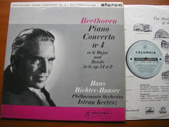 BEETHOVEN: PIANO CONCERTO No. 4 / RONDO in G*     RICHTER - HAASER / PHILHARMONIA / KERTESZ      SAX 2403