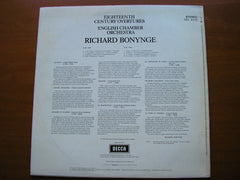 18th CENTURY OVERTURES RICHARD BONYNGE / ENGLISH CHAMBER ORCHESTRA SXL 6531