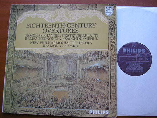 18th CENTURY OVERTURES      LEPPARD / NEW PHILHARMONIA    SAL 3674