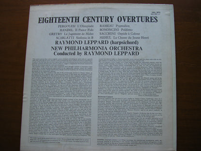 18th CENTURY OVERTURES      LEPPARD / NEW PHILHARMONIA    SAL 3674