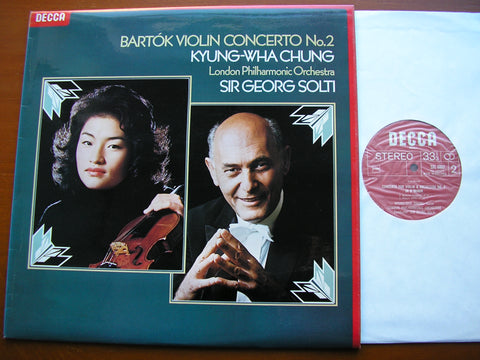 BARTOK: VIOLIN CONCERTO No. 2  CHUNG / LONDON PHILHARMONIC / SOLTI   SXL 6802