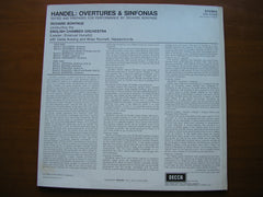 HANDEL: OVERTURES & SINFONIAS      BONYNGE / ENGLISH CHAMBER ORCHESTRA    SXL 6360