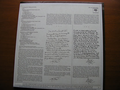 MILHAUD & JOLIVET: PIANO CONCERTOS    ENTREMONT / PARIS CONSERVATOIRE ORCHESTRA / MILHAUD / JOLIVET   MS 7432